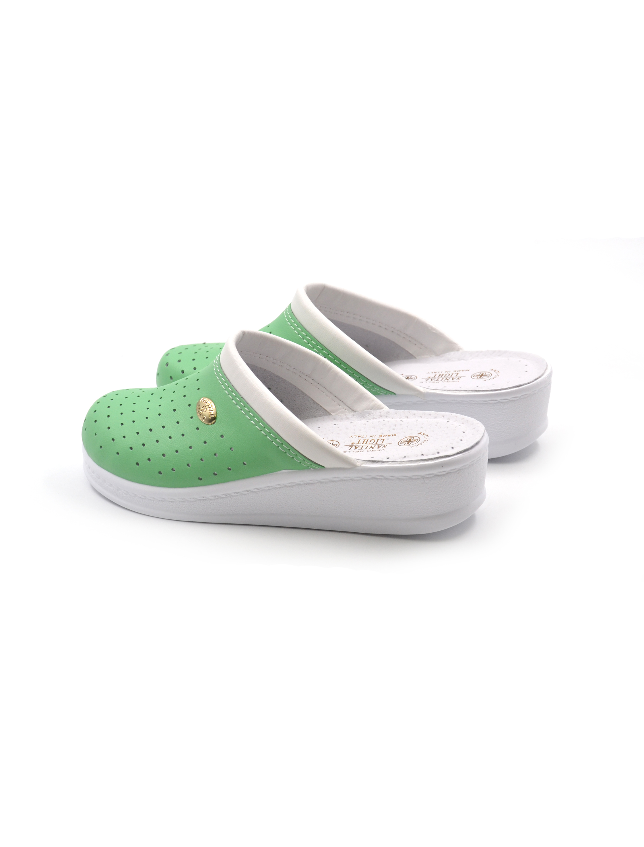 Sanital light ciabatta sanitaria donna, Ciabatte, colore Verde, taglia 35 sanital light ciabatte