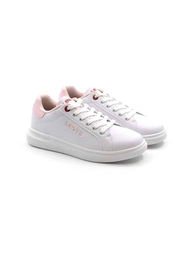 Sneaker Levi's VELL0021S ELLIS unisex bambini bianca e nera. | Gulliver Moda