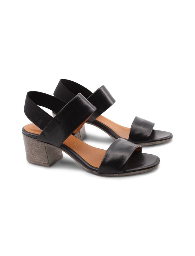 Sandalo da donna in pelle