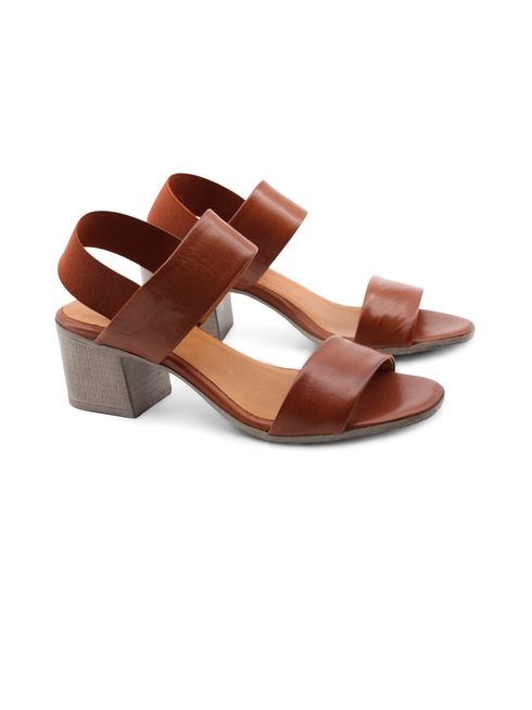 Sandalo da donna in pelle