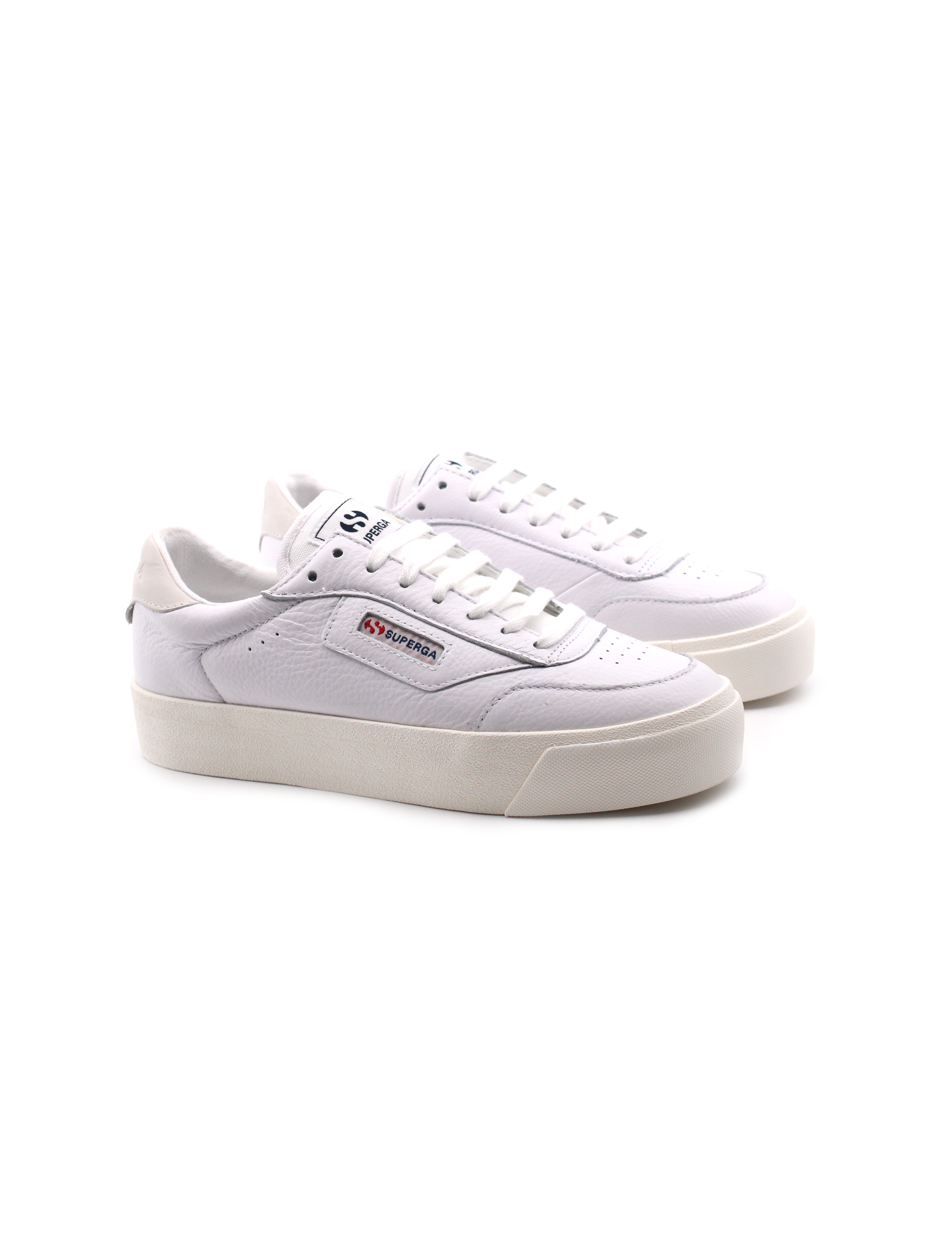 Superga Sneakers Bianche Superga Di Pelle Bianche Sneakers Superga