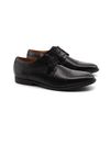 miki scarpa derby in vera pelle da uomo - Black  