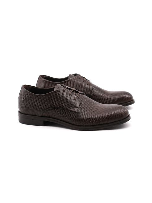 Scarpa derby in vera pelle uomo