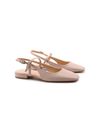 ballerina slingback made in italy donna - Nude