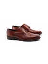 scarpa derby made in italy da uomo - Brown