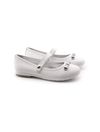 ballerina da bimba con fiocco metallico - White