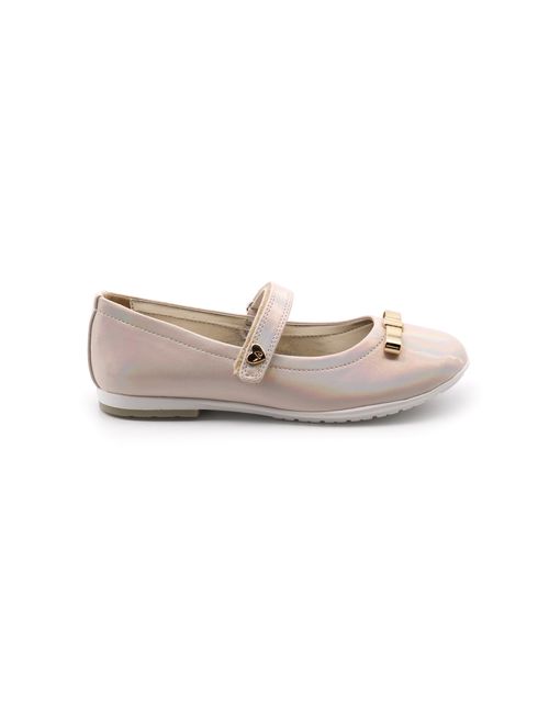 Ballerina da bimba con fiocco metallico