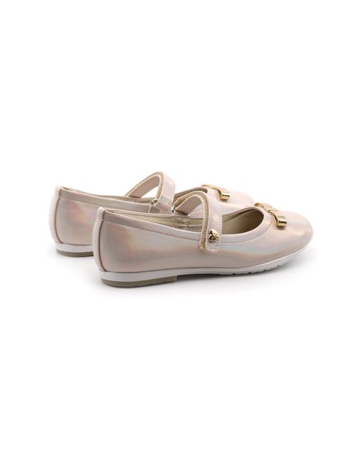 Ballerina da bimba con fiocco metallico