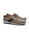 men’s moccasins in genuine leather - GRIGIO