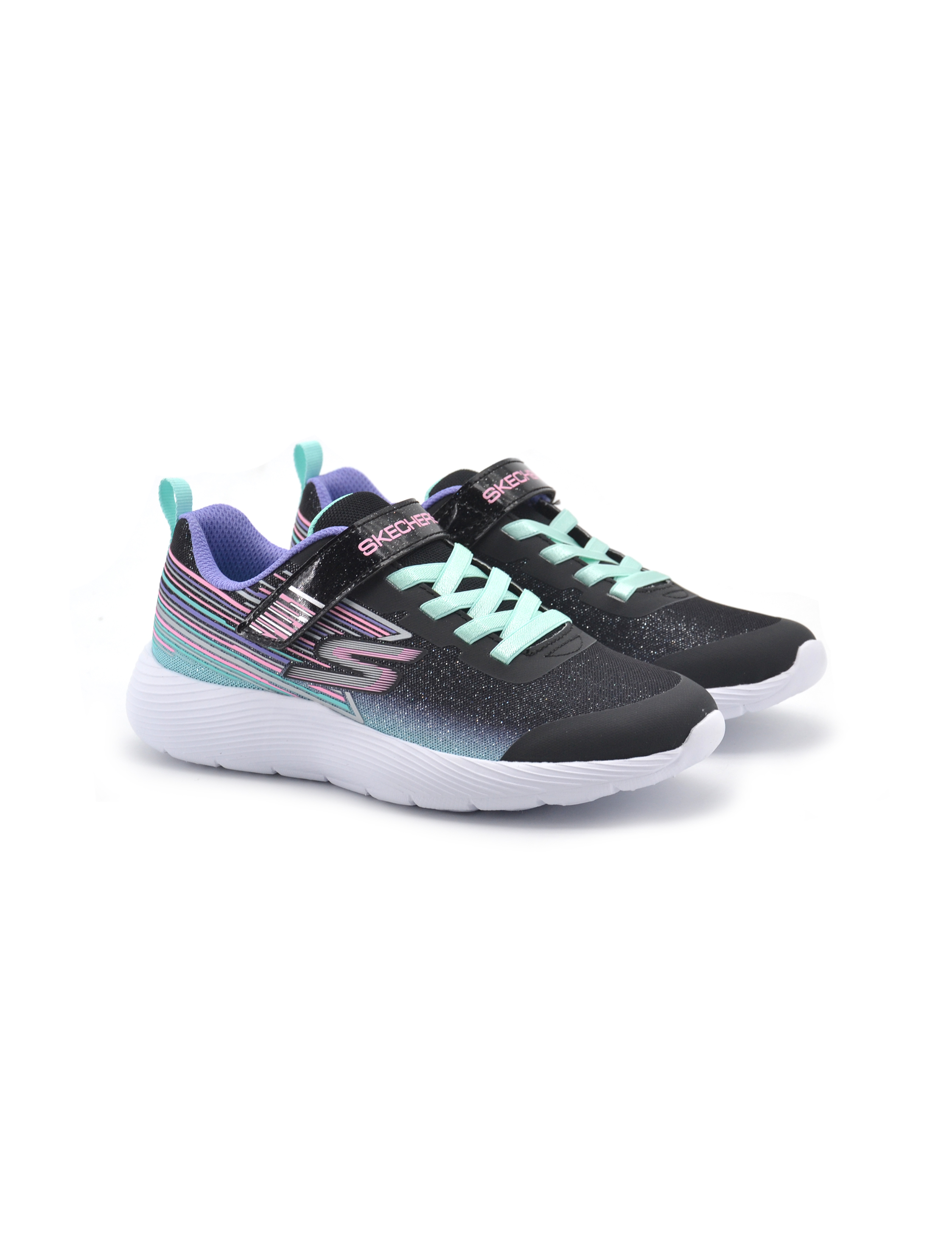 Skechers Dyna-lite shimmer streaks sneaker bimba, Sneakers, Nero - ConTé