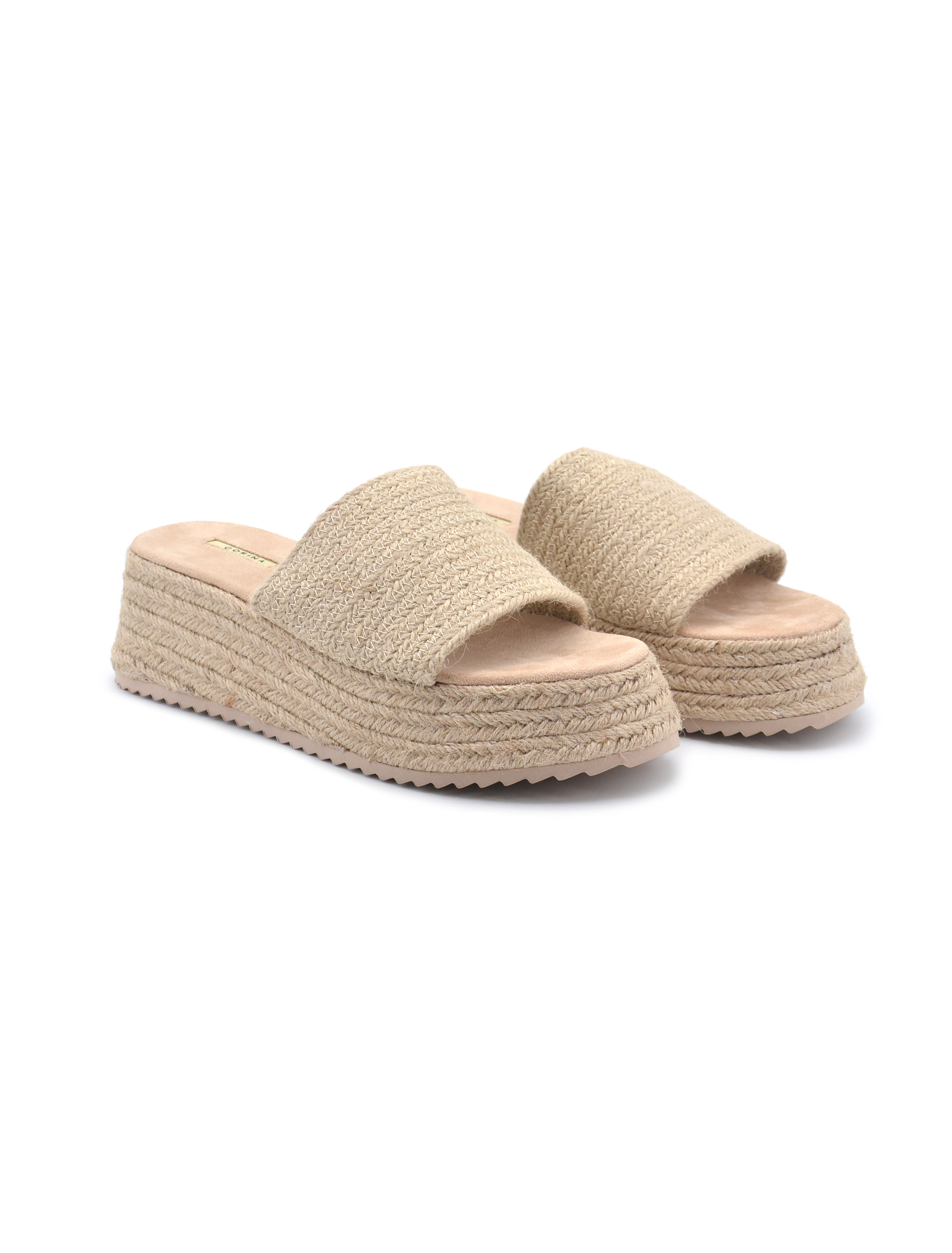 Corina Corina ciabatta in corda da donna, Donna, colore NATURAL, taglia 35