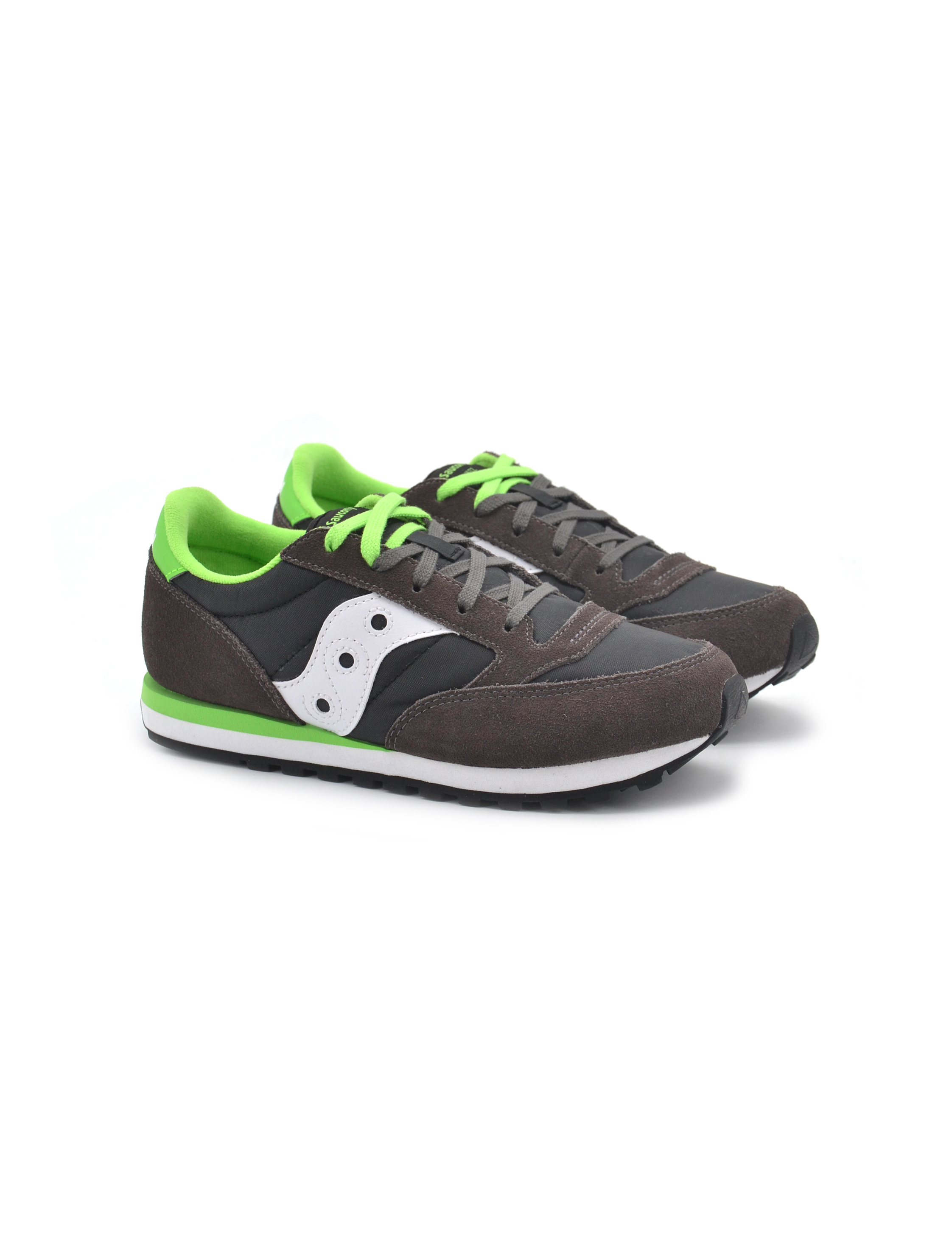 Saucony Jazz original sneaker da bimbo, Sneakers, colore GRY/BLK/GREEN,  taglia 31