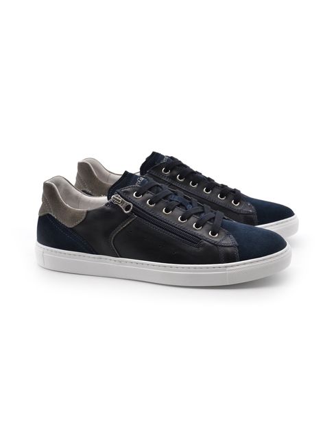 Sneaker in vera pelle da uomo