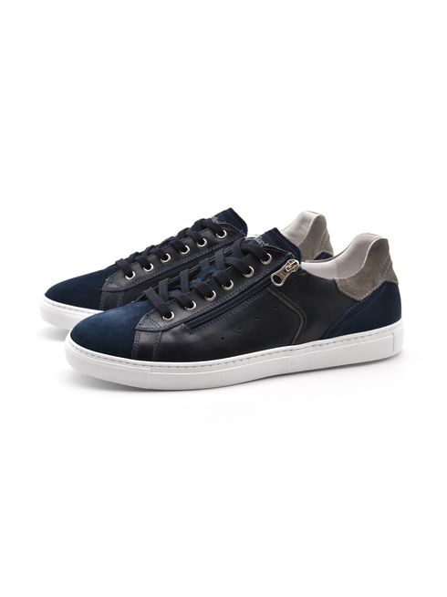 Sneaker in vera pelle da uomo