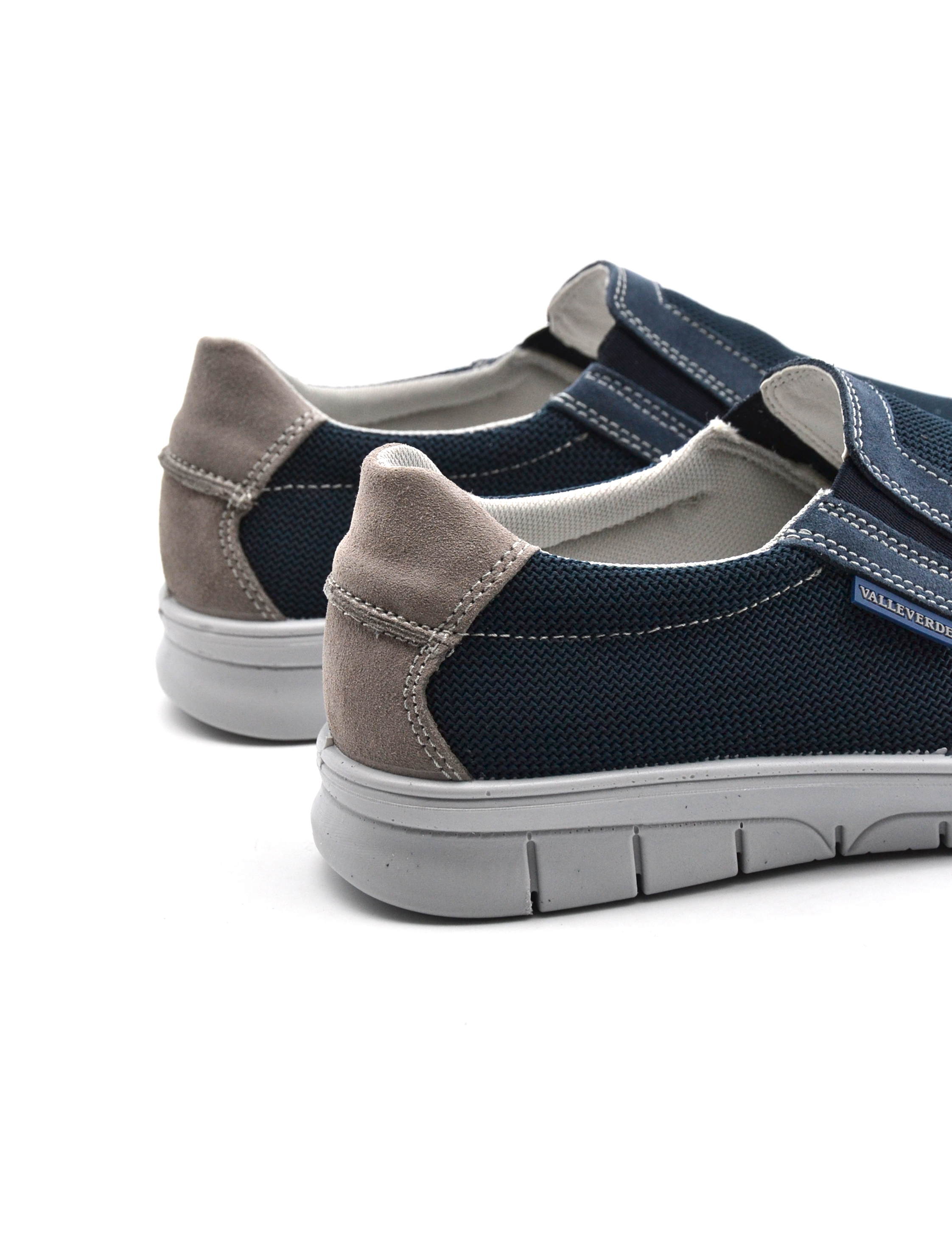 Valleverde - Mocassini Uomo in Pelle e tessuto |LaScarpaShop