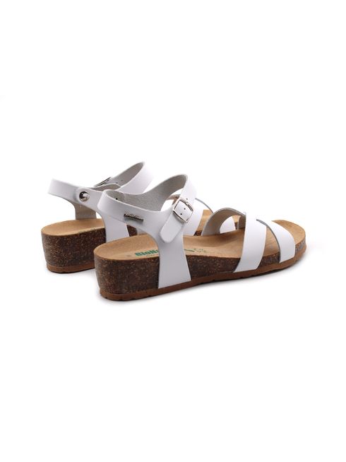 Sandalo in vera pelle da donna