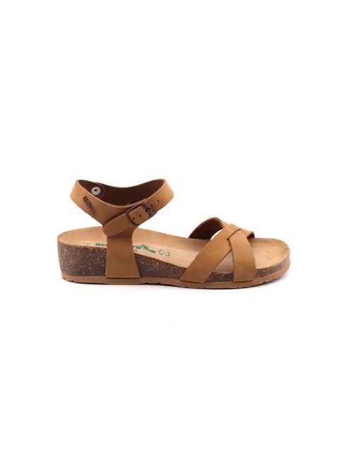 Sandalo in vera pelle da donna
