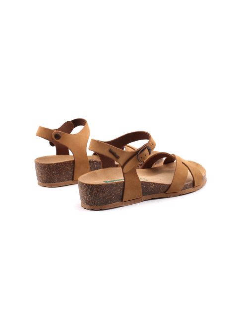 Sandalo in vera pelle da donna