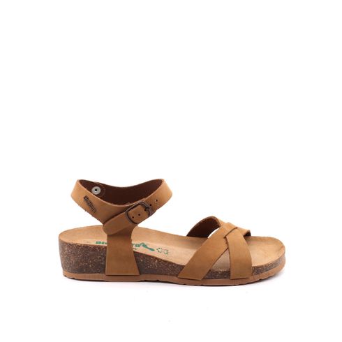 Sandalo in vera pelle da donna